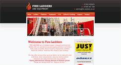 Desktop Screenshot of fire-ladders.co.uk